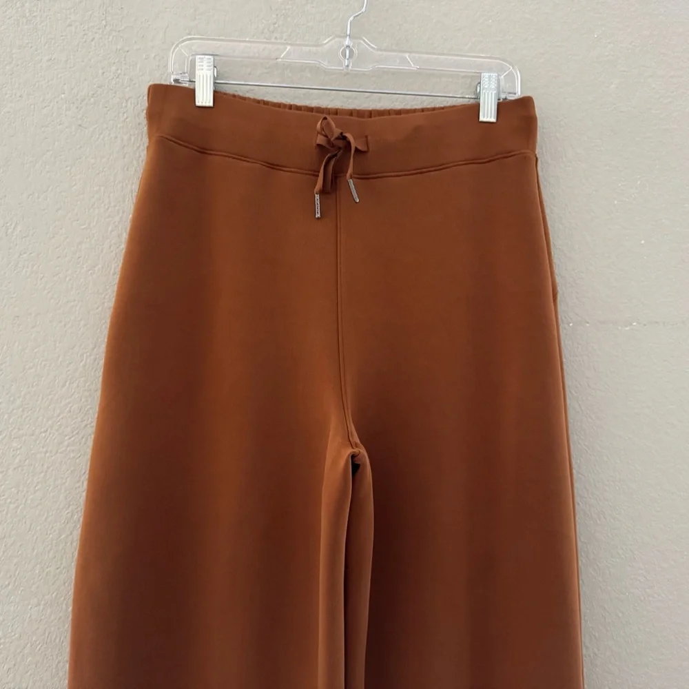 Spanx Air Essentials Wide Leg Pant Womens Large Tall Butterscotch Casual Comfy - Picture 7 of 13